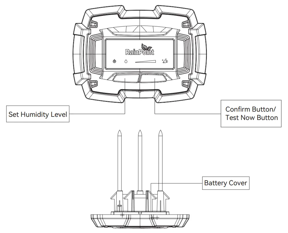 RainPoint TCS005FRF WiFi Irrigation Soil Moisture Sensor - Figure 1