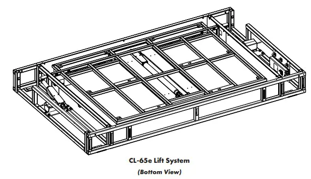 NEXUS 21 CL-65e Professional Grade Flip Down TV Lifts (1)