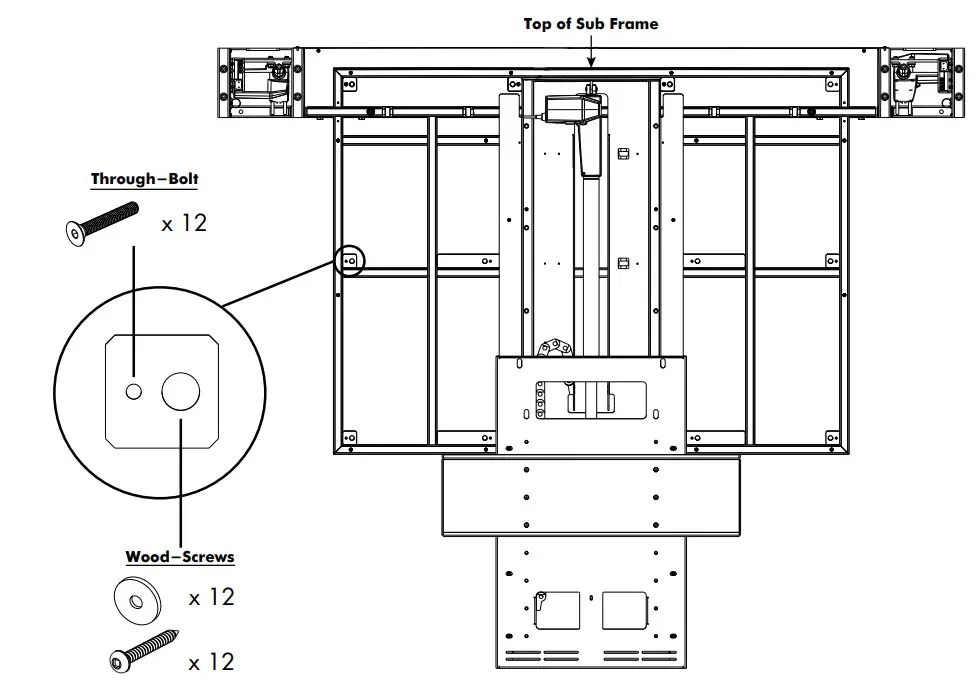 NEXUS 21 CL-65e Professional Grade Flip Down TV Lifts (6)