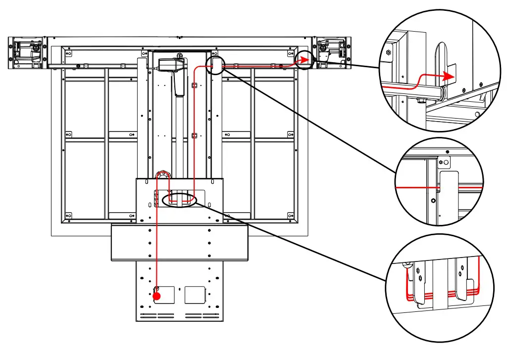 NEXUS 21 CL-65e Professional Grade Flip Down TV Lifts (7)
