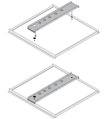 Reinstall the ceiling tile