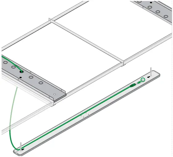 Route the Ethernet cable and connect