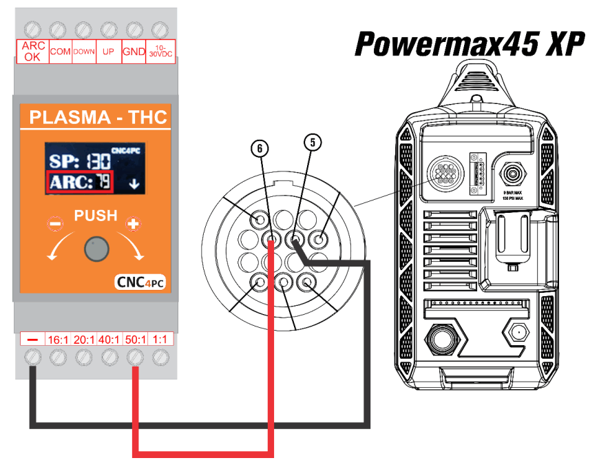 CNC4PC THC1 Torch Height Control - DIVIDER INPUT