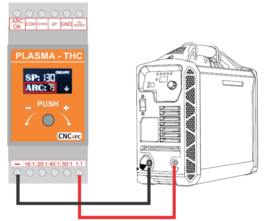 CNC4PC THC1 Torch Height Control - TORCH VOLTAGE