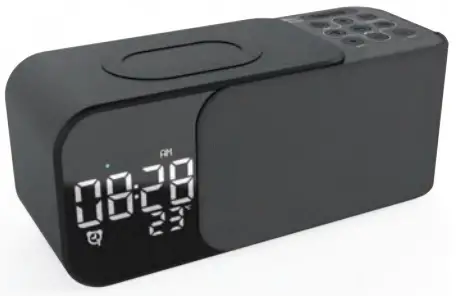 WEIYI EW C1000 Wireless Charging Clock Speaker