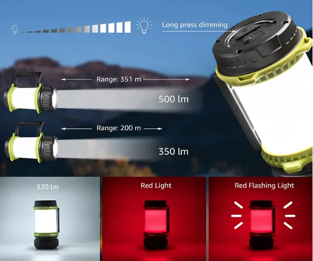 LE-3300019-LED-Rechargeable-Camping-Lantern-fig-1