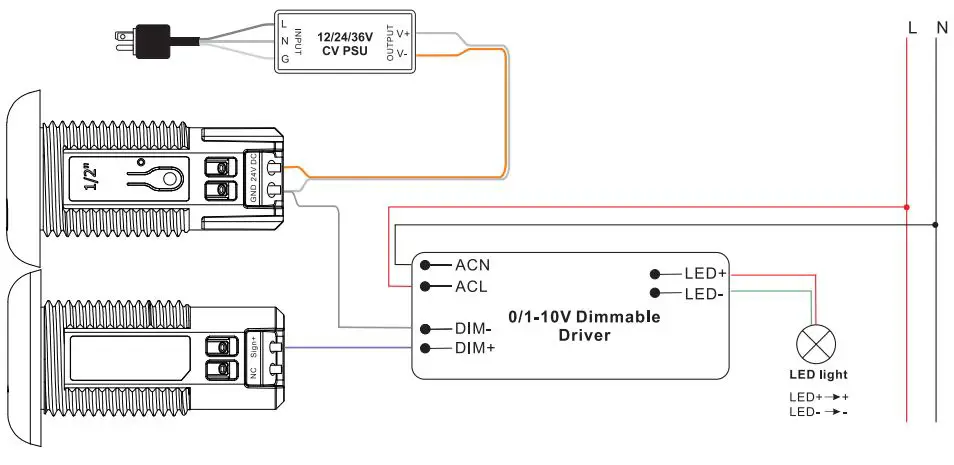 SUNRICHER-0-10V-BLE-Fixture-Integrated-Sensor-Controller-fig 7