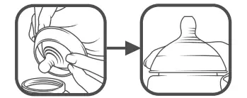 ASSEMBLY OF YOUR NIPPLE AND SCREW RING