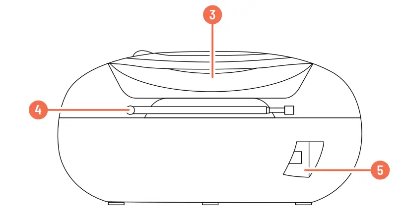 OAKCASTLE BX200 Portable Bluetooth CD Player - FUNCTIONS3