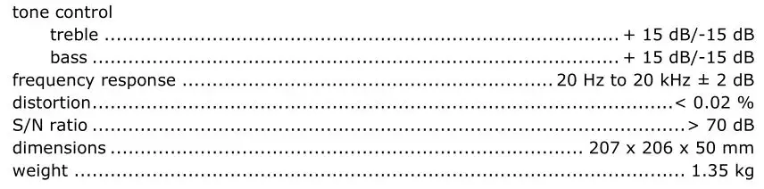 Velleman HQMX11005 2-Channel mixer - Technical Specifications 2