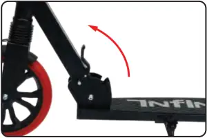 ASSEMBLY 2 Unfold the scooter
