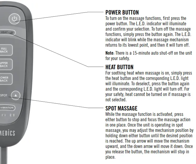 Homedics MCS-380H Dual Comfort Elite Instruction - FCC STATEMENT2