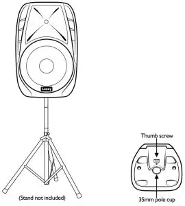 Laney AH110 G2 AudioHub Active Loudspeaker 400w with Bluetooth - figure 10
