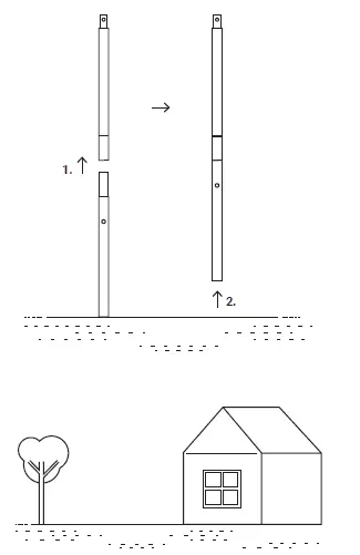 STARLINK Ground Pole Mount fig 5