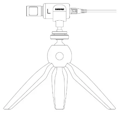 SHURE MV88+ Digital Stereo USB Microphone- Audio Interview