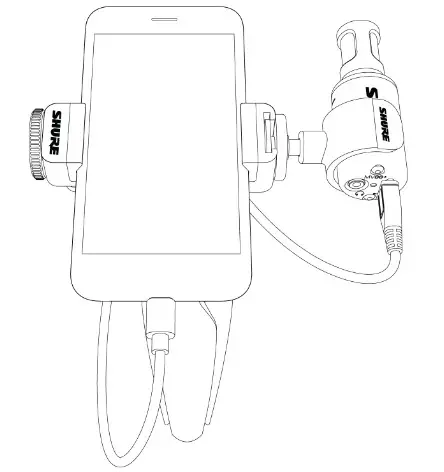 SHURE MV88+ Digital Stereo USB Microphone- Audio Recording