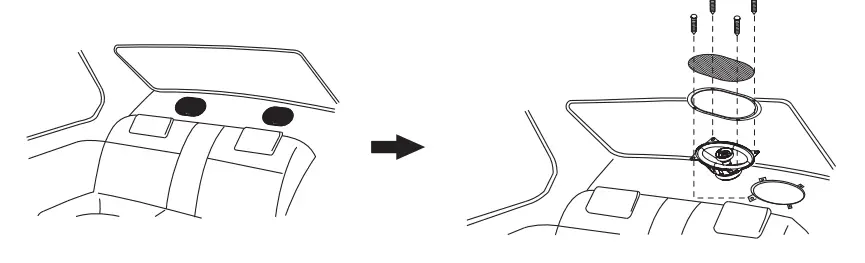 Nakamichi NSE4658 4x6 Inch 2-Way Coaxial Speaker fig5