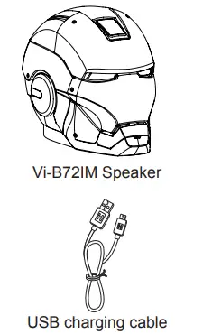 iHome Vi-B72IM Iron Man Helmet FIG1