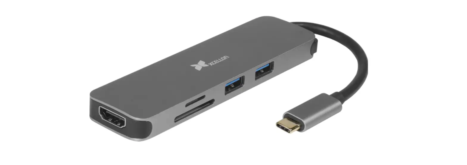 Xcellon U6-1vpd-2 6-in-1 Usb Type-chub User Manual