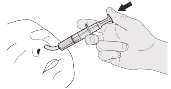 EVRYSDI dose through nasogastric tube