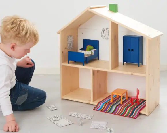 Ikea 702.969.65 Flisat Doll House Wall Shelf Instruction Manual