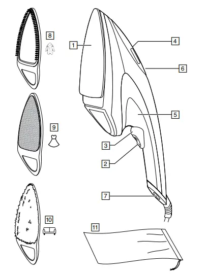 Russell Hobbs RHC470 2-in-1 Steamer Supreme 1