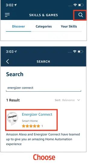 Energizer EIS2 2002 Smart WiFi LED Light Strip - Search
