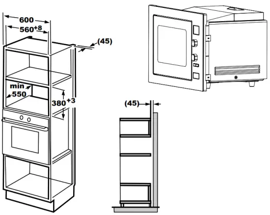 ARTUSI AMC34BI Microwave Oven - cover