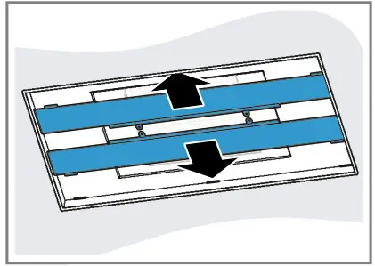 NEFF I95CPS8W5 Ceiling Mounted Ventilation - Fitting the filter cover 4
