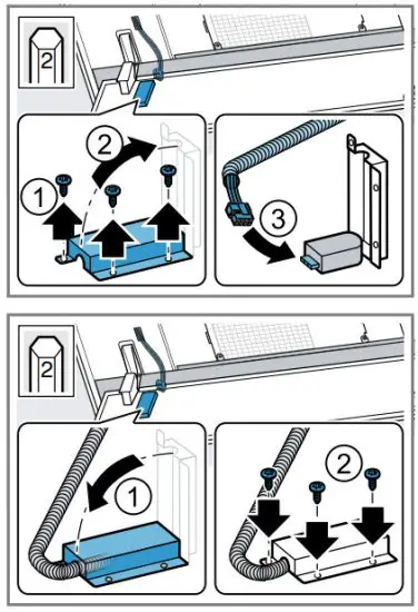 NEFF I95CPS8W5 Ceiling Mounted Ventilation - Fitting the filter cover 6