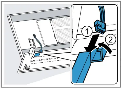 NEFF I95CPS8W5 Ceiling Mounted Ventilation - Fitting the filter cover 7