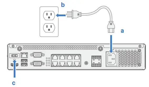 samsara SG1 Site Gateway Adds Robus Installation Guide - Plug the power cord into the Site Gateway