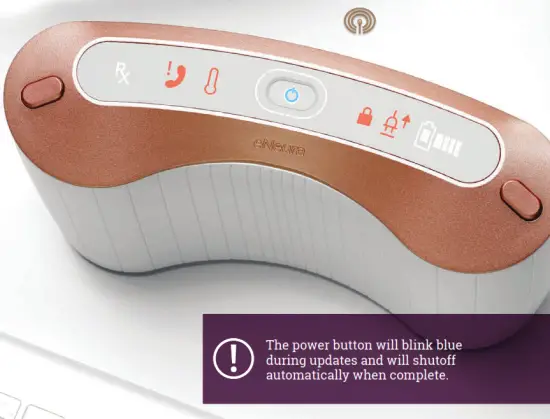 eNeura SAVI Smart Igraine Relief Device Sporting Sleek - displays