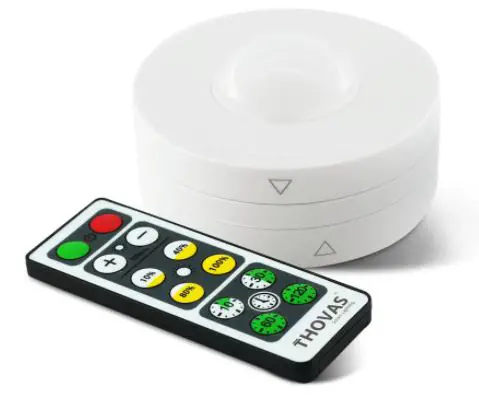 THOVAS CK30 LED Puck Lights with Remote Control