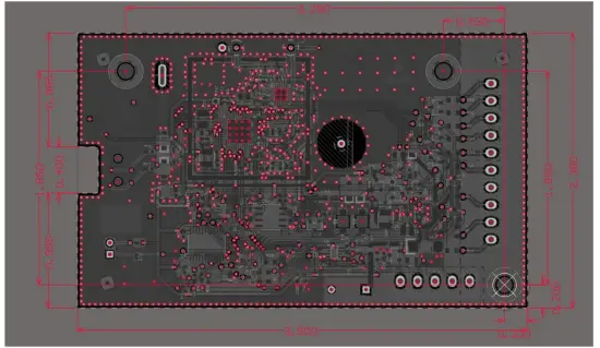Landis Gyr M225 Module - Board Dimension