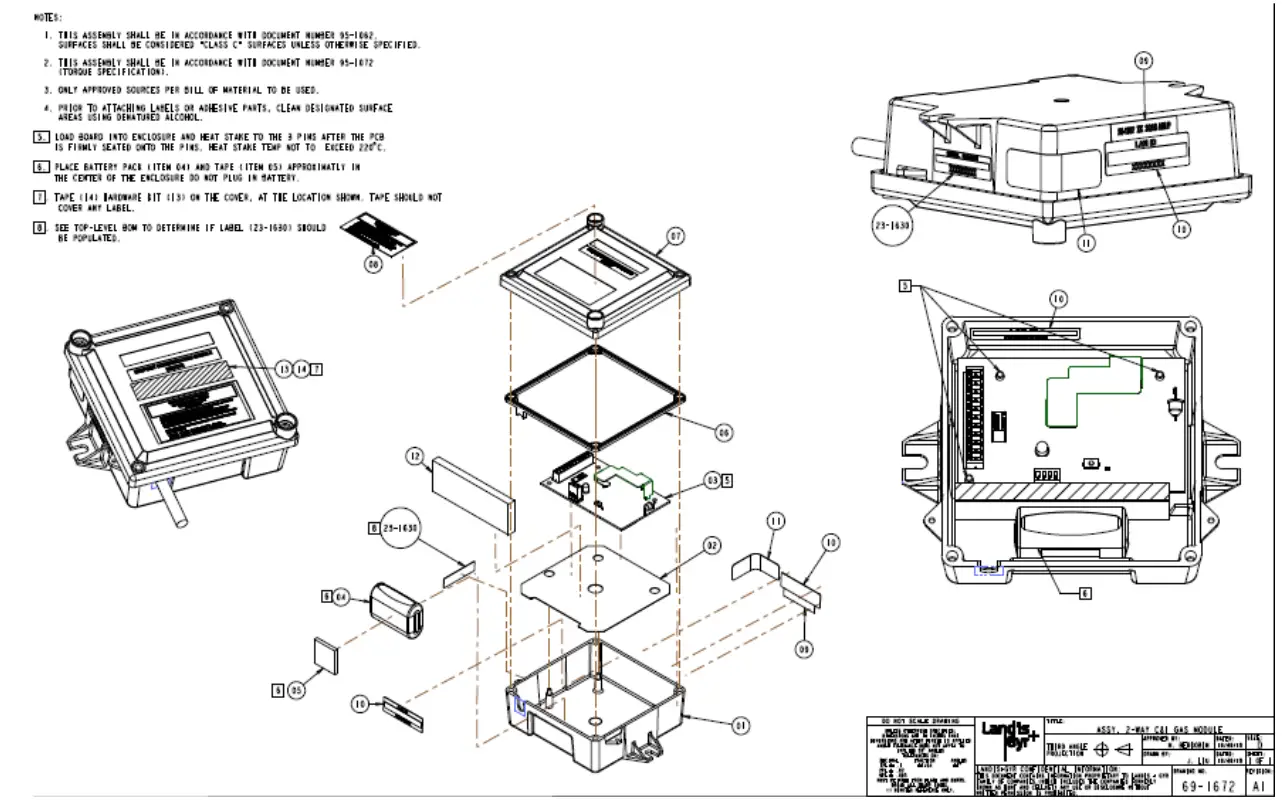 Landis Gyr M225 Module - Products Containing the M225 PCBA