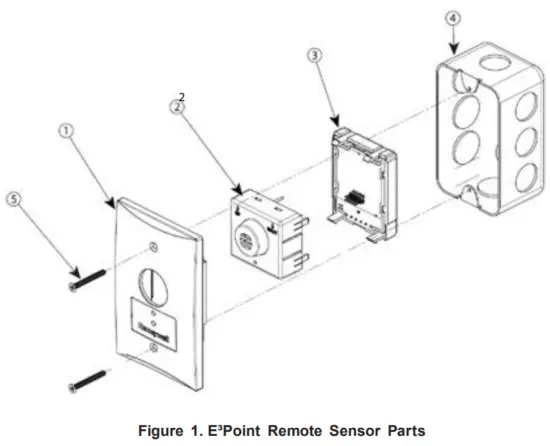 Honeywell E3Point Remote Gas Sensor - Sensor Parts
