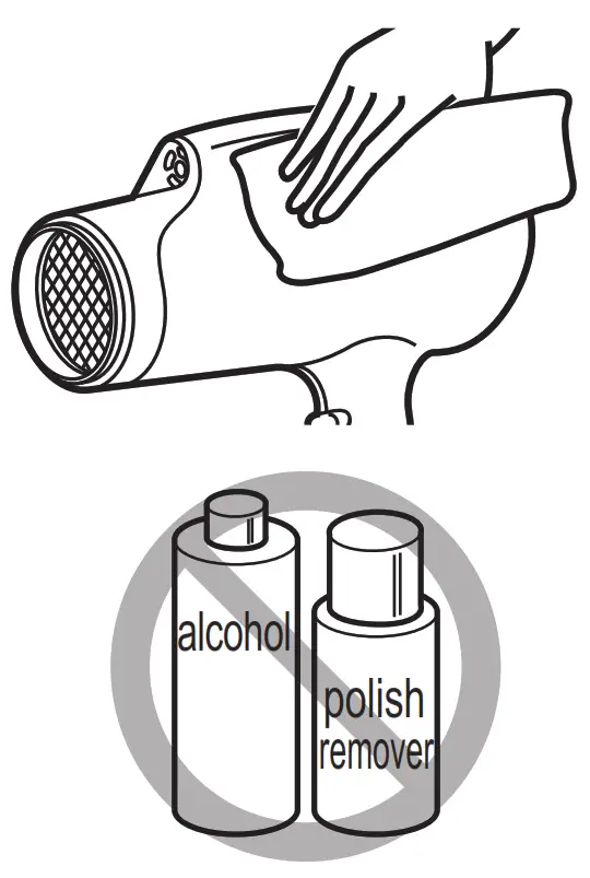 Panasonic EH-NA67 Family and Children Hair Dryer - fig 9