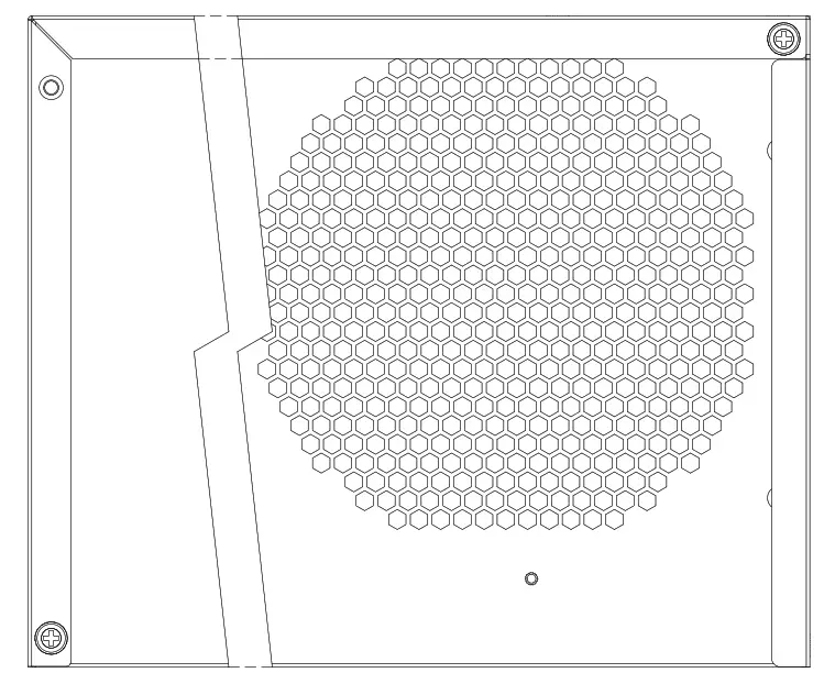 ADVANTECH Compact Industrial Computer Chassis rich front - The Rear Panel