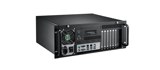 Advantech Compact Industrial Computer Chassis Rich Front I O Interface User Manual