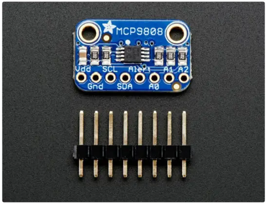 Adafruit MCP9808 Precision I2C Temperature Sensor - I2C control 1