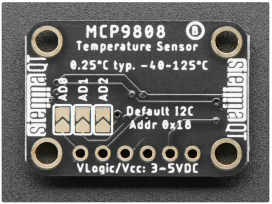 Adafruit MCP9808 Precision I2C Temperature Sensor - Pinouts1