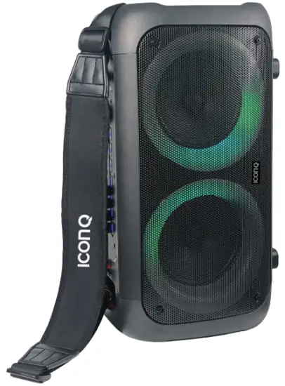 IconQ IQ-2055 2x5-Inch Portable Speaker