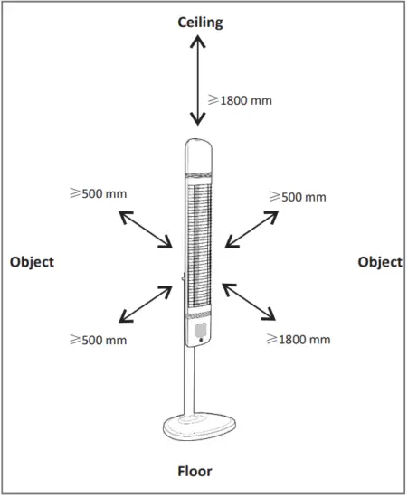 LUXEVA 79419703 Electric Infrared Patio Heater - FIG 11