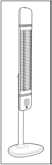 LUXEVA 79419703 Electric Infrared Patio Heater - FIG 2