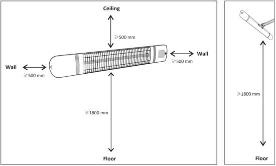 LUXEVA 79419703 Electric Infrared Patio Heater - FIG 6