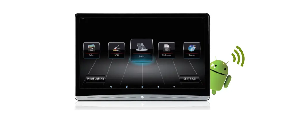 Shenzhen Hangrui Hechuang Technology Hr-133s 13.3 Inch Android Rear Seat Entertainment System User Manual