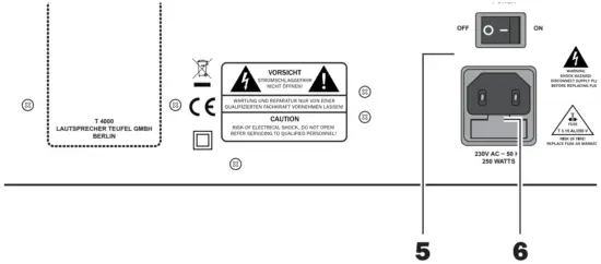 Connecting to a power supply
