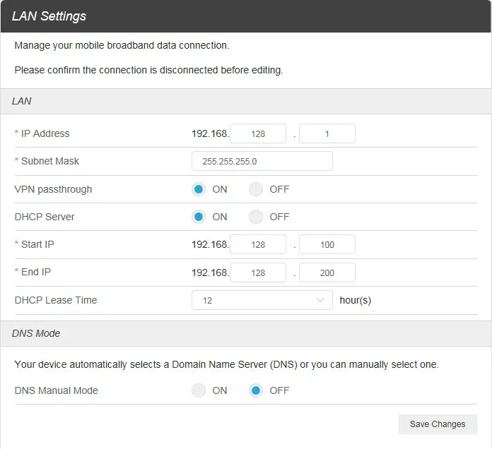 Sprint Coolpad Surf - Advanced Router