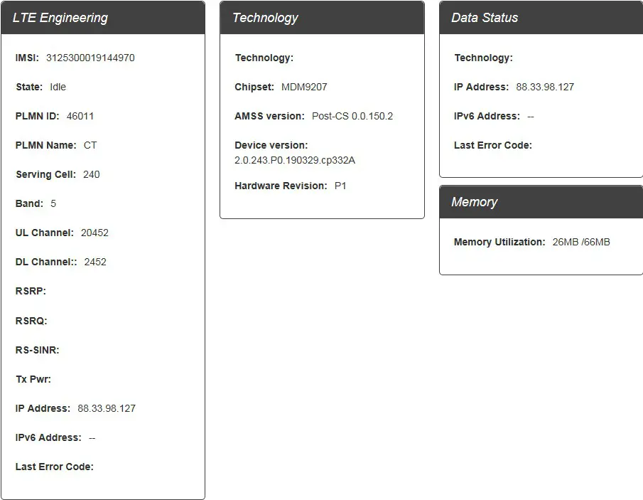 Sprint Coolpad Surf - Debug